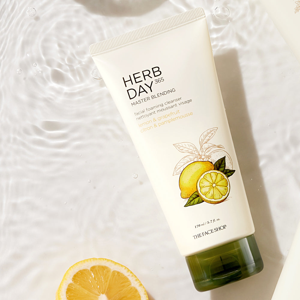 HERB DAY 365 MASTER Blending Facial Foaming Cleanser - Lemon & Grapefruit