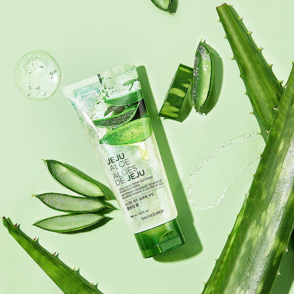 JEJU ALOE Fresh Soothing Foam Cleanser