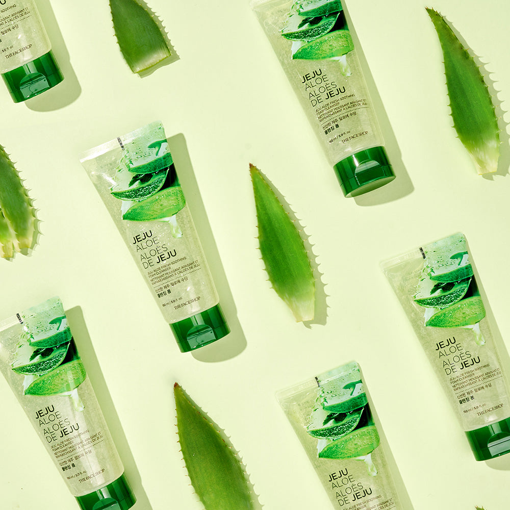 JEJU ALOE Fresh Soothing Foam Cleanser