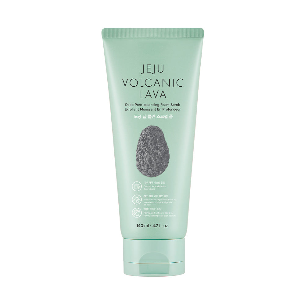 JEJU VOLCANIC LAVA Deep Pore Cleansing Foam Scrub