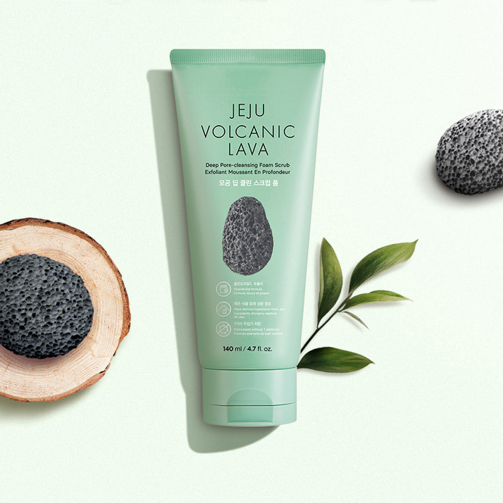 JEJU VOLCANIC LAVA Deep Pore Cleansing Foam Scrub