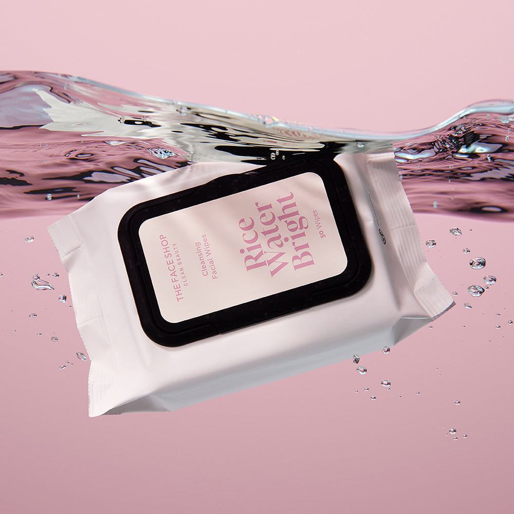 Rice Water Bright Cleansing Facial Wipes