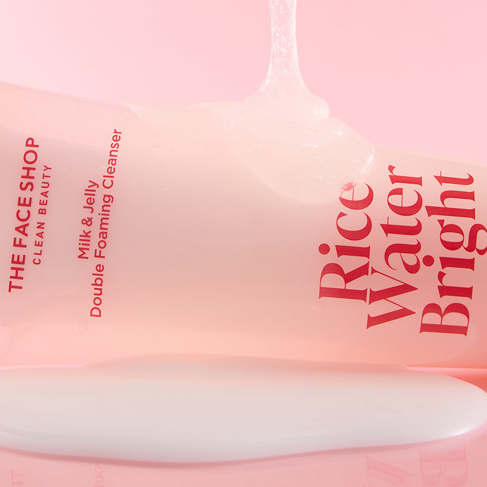 Rice Water Bright Milk & Jelly Double Cleanser