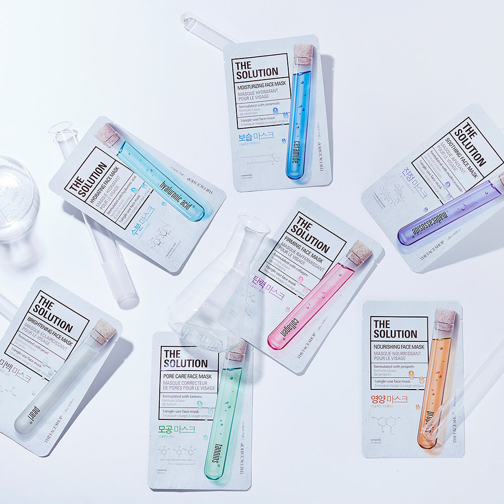 THE SOLUTION Double-Up Brightening Face Mask