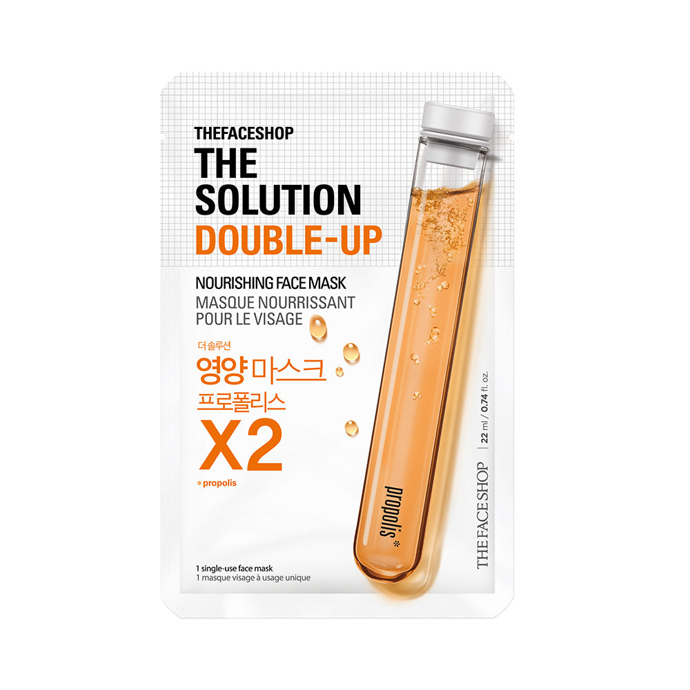 THE SOLUTION Double-Up Face Mask - B4G1 FREE
