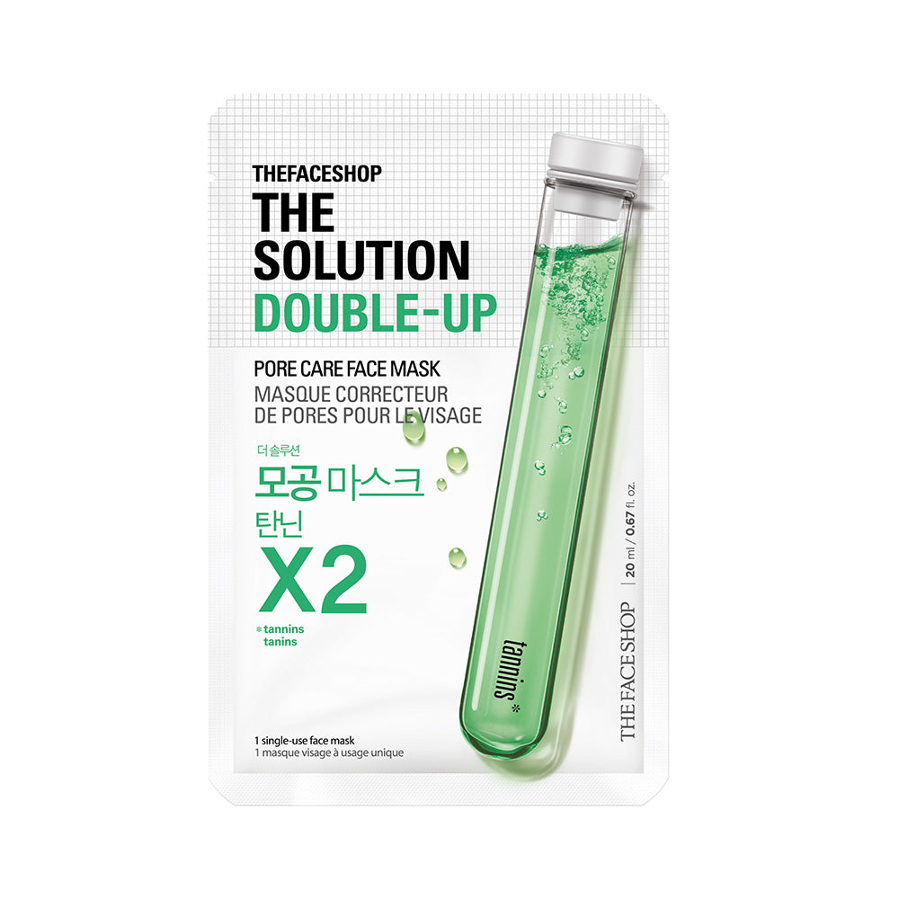 THE SOLUTION Double-Up Face Mask - B4G1 FREE