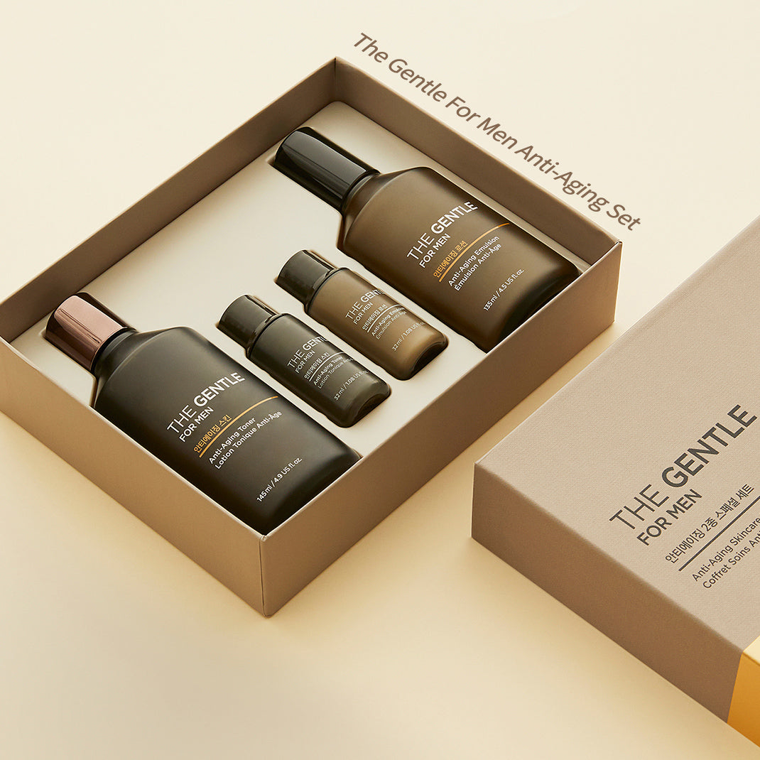 THE GENTLE For Men Anti-Aging Skincare Gift Set