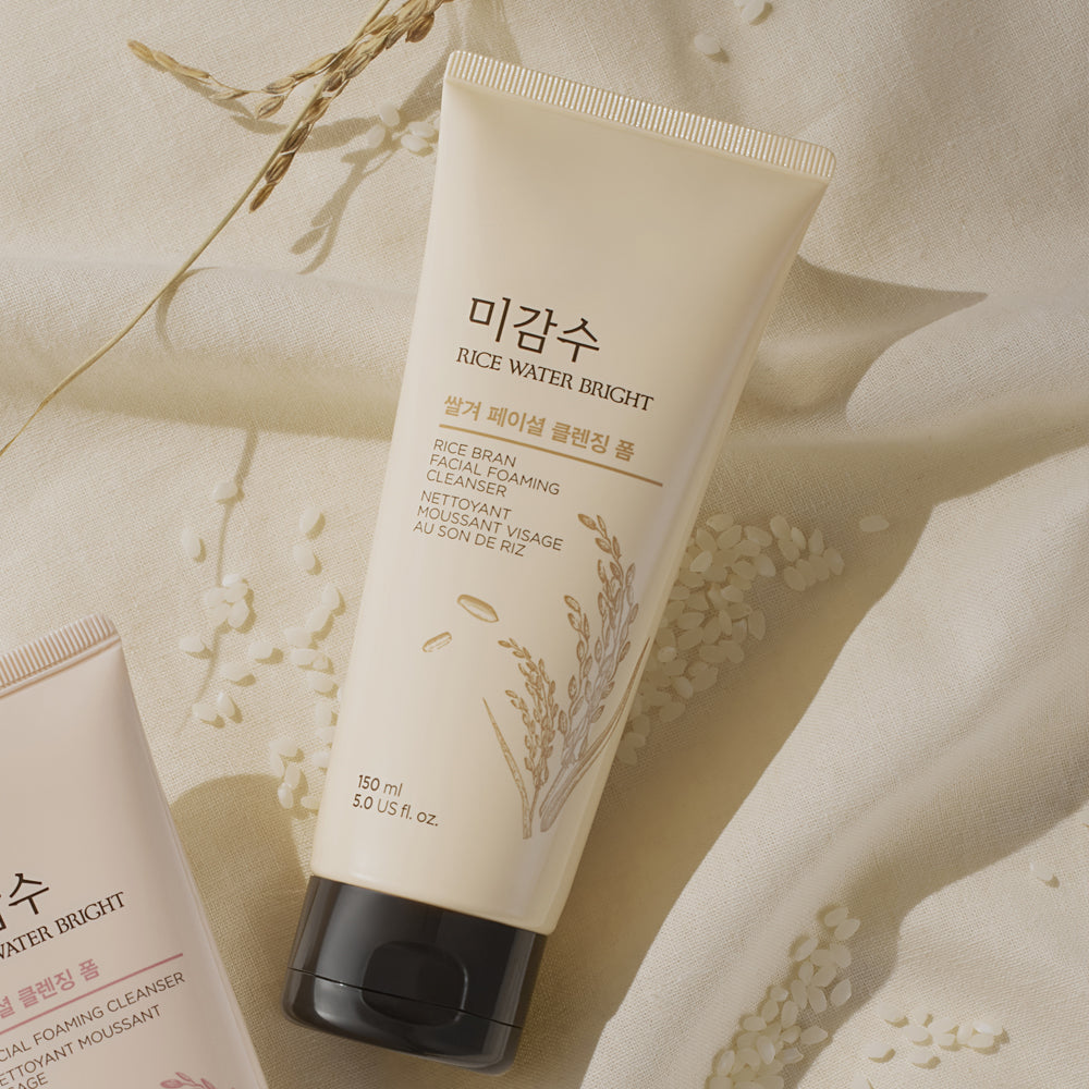 RICE WATER BRIGHT Rice Bran Foaming Cleanser